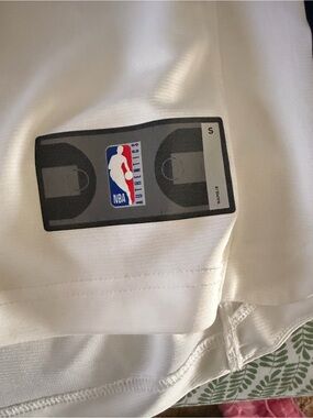 Fanatics White and Gold NBA Jersey